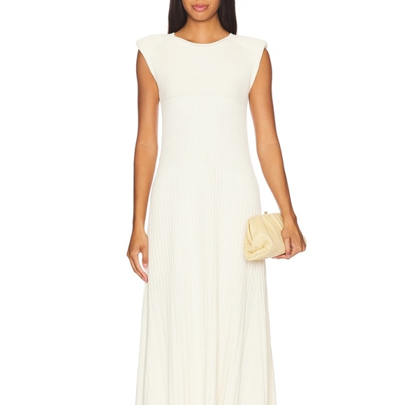 ba&sh Essie Dress in Ecru - Picture 3 of 12